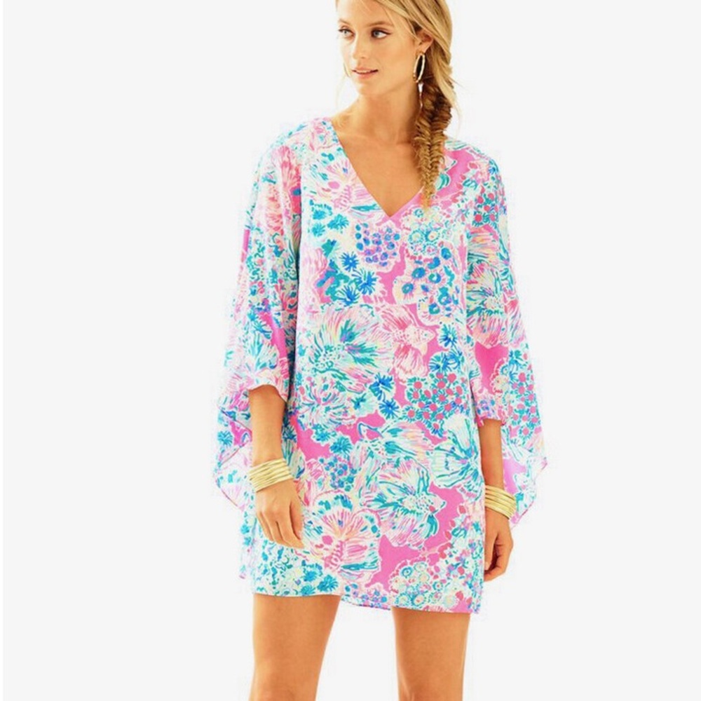 Lilly Pulitzer Pink Multi Floral Mini Dress